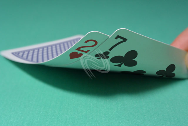 eLTX z[f |[J[ X^[eBO nh ʐ^E摜:u2h7cv[](p) / Texas Hold'em Poker Starting Hands Photo, Image:2h7c[Large](for Commercial)