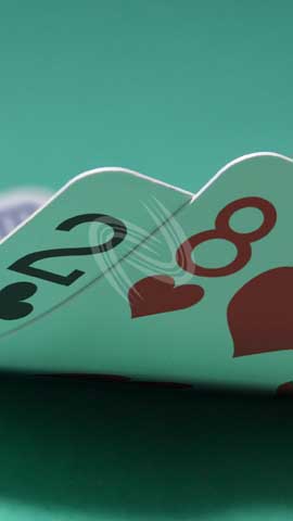 eLTX z[f |[J[ X^[eBO nh ʐ^E摜:u2c8hv[ǎ](l) / Texas Hold'em Poker Starting Hands Photo, Image:2c8h[WallPaper](for Personal)