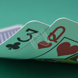 eLTX z[f |[J[ X^[eBO nh ʐ^E摜:u3cQhv[](p) / Texas Hold'em Poker Starting Hands Photo, Image:3cQh[Small](for Commercial)