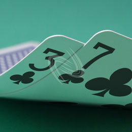 eLTX z[f |[J[ X^[eBO nh ʐ^E摜:u3c7cv[](p) / Texas Hold'em Poker Starting Hands Photo, Image:3c7c[Small](for Commercial)