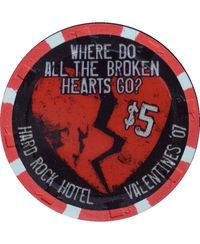 JWm `bv uHard Rock Valentine's Day 2007 $5v