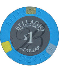 カジノ チップ 「Bellagio Second Issue $1」
