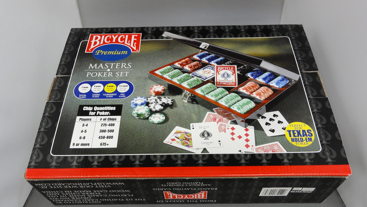 Bicycle premium masters poker set sales