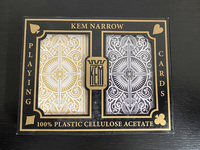 KEM ARROW ブラック＆ゴールド プラスチックカード