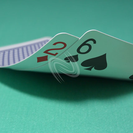 テキサス ホールデム ポーカー スターティング ハンド 写真・画像:「2d6s」[中](商用向け) / Texas Hold'em Poker Starting Hands Photo, Image:2d6s[Medium](for Commercial)
