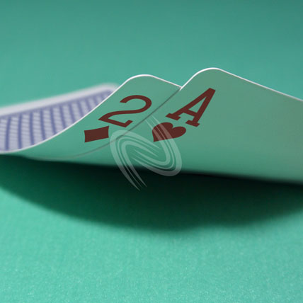 テキサス ホールデム ポーカー スターティング ハンド 写真・画像:「2dAh」[中](商用向け) / Texas Hold'em Poker Starting Hands Photo, Image:2dAh[Medium](for Commercial)