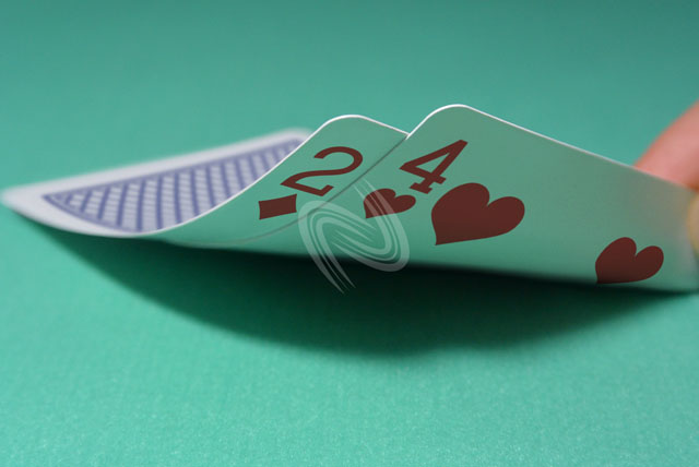 テキサス ホールデム ポーカー スターティング ハンド 写真・画像:「2d4h」[大](個人向け) / Texas Hold'em Poker Starting Hands Photo, Image:2d4h[Large](for Personal)