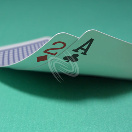 テキサス ホールデム ポーカー スターティング ハンド 写真・画像:「2dAc」[中](商用向け) / Texas Hold'em Poker Starting Hands Photo, Image:2dAc[Medium](for Commercial)