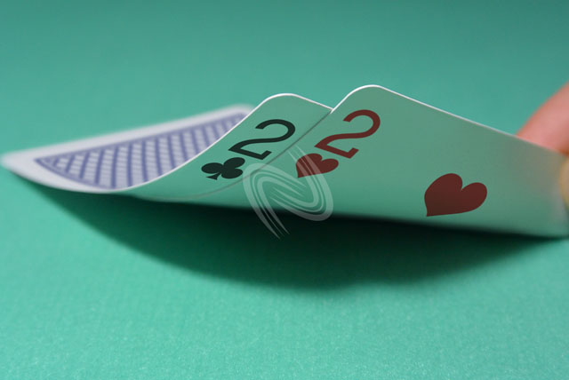 テキサス ホールデム ポーカー スターティング ハンド 写真・画像:「2c2h」[大](個人向け) / Texas Hold'em Poker Starting Hands Photo, Image:2c2h[Large](for Personal)