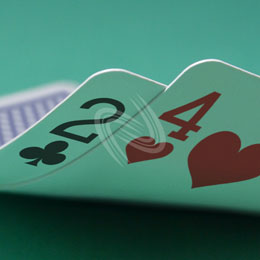 テキサス ホールデム ポーカー スターティング ハンド 写真・画像:「2c4h」[小](個人向け) / Texas Hold'em Poker Starting Hands Photo, Image:2c4h[Small](for Personal)
