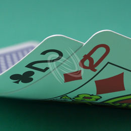 テキサス ホールデム ポーカー スターティング ハンド 写真・画像:「2cQd」[小](個人向け) / Texas Hold'em Poker Starting Hands Photo, Image:2cQd[Small](for Personal)