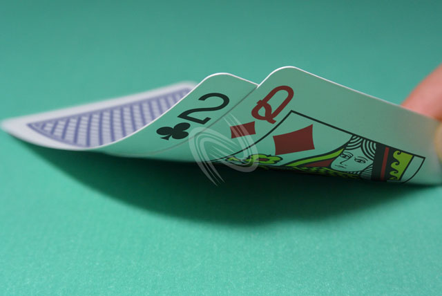 テキサス ホールデム ポーカー スターティング ハンド 写真・画像:「2cQd」[大](個人向け) / Texas Hold'em Poker Starting Hands Photo, Image:2cQd[Large](for Personal)