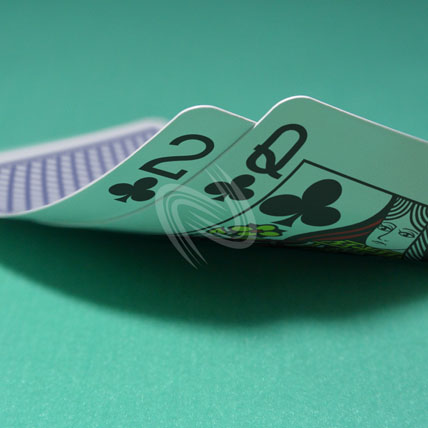テキサス ホールデム ポーカー スターティング ハンド 写真・画像:「2cQc」[中](商用向け) / Texas Hold'em Poker Starting Hands Photo, Image:2cQc[Medium](for Commercial)