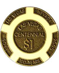 JWm `bv uLAS VEGAS CENTENNIAL $1v