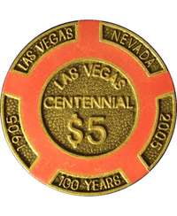 JWm `bv uLAS VEGAS CENTENNIAL $5v