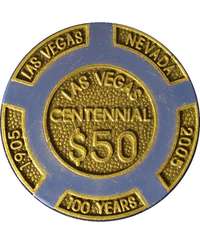 JWm `bv uLAS VEGAS CENTENNIAL $50v