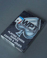 プレイング カード（トランプ）　「World Poker Tour Black」