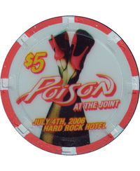 JWm `bv uHard Rock Poison at the Joint $5v