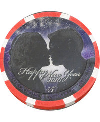 JWm `bv uHard Rock Hotel Happy New Year 2010 $5v